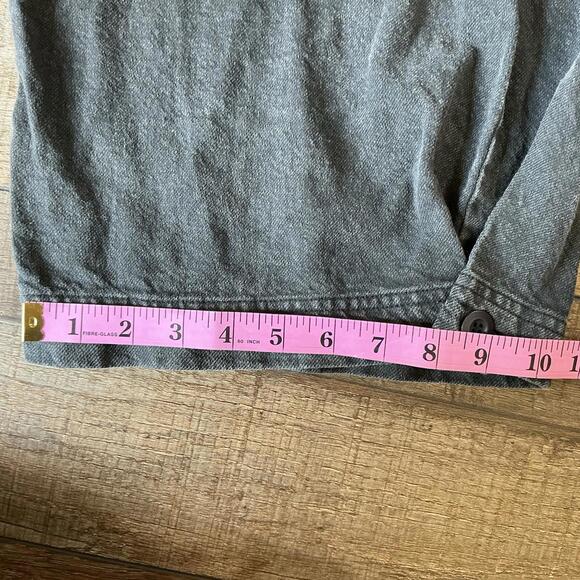 Size M - Free People Womens High Road Black Barrel Pants Linen Blend #32529 - Picture 4 of 9